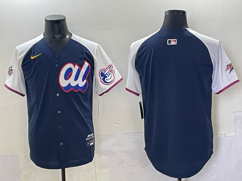 Men 2025 Baltimore Orioles Blank Blue All star Nike MLB Jersey 001